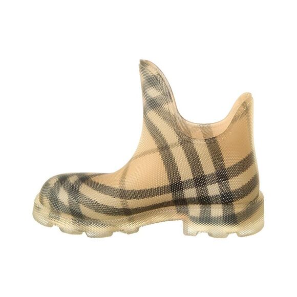 Burberry Check Marsh Low Rubber Boot, Brown - Picture 2 of 5